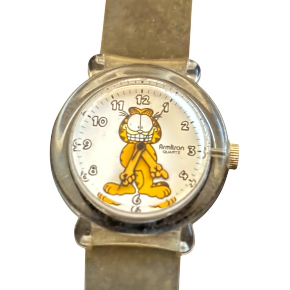 Vintage 1978 Armitron Unisex 800/73‎ Garfield The Cat Quartz Watch 400101